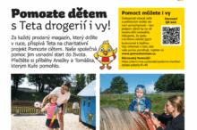 Teta drogerie dlouhodobě podporuje Pomozte dětem